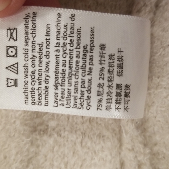 💕BAREFOOT DREAMS CozyChic Lite Double Knit Notch Collar Cardigan Bisque L NWT - Picture 12 of 12